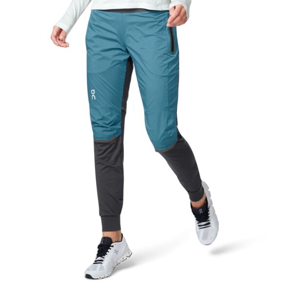 NWOT ON RUNNING Women's Running Pants in Black/Storm, Size Medium - Picture 1 of 16